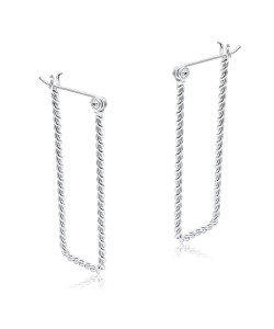 Silver Hoop Earring HO-2552